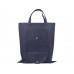 Складная сумка Maple из нетканого материала, темно-синий с нанесением логотипа компании