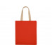 Сумка для шопинга Steady из хлопка с парусиновыми ручками, 260 г/м2, красный (P) с нанесением логотипа компании