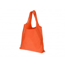 Складная сумка Reviver из переработанного пластика, оранжевый с нанесением логотипа компании