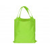 Складная сумка Reviver из переработанного пластика, зеленое яблоко с нанесением логотипа компании