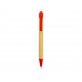 Блокнот "Priestly" с ручкой, красный с нанесением логотипа компании