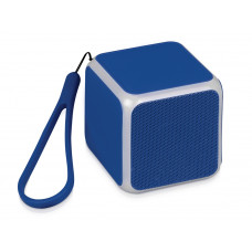 Портативная колонка «Cube» с подсветкой, синий