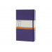 Записная книжка Moleskine Classic (в линейку) в твердой обложке, Large (13х21см), фиолетовый с нанесением логотипа компании