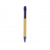 Блокнот "Priestly" с ручкой, синий с нанесением логотипа компании