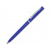 Набор канцелярский "Softy": блокнот, линейка, ручка, пенал, синий с нанесением логотипа компании