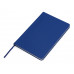Блокнот А5 "Magnet" 14,3*21 с магнитным держателем для ручки, синий с нанесением логотипа компании