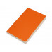 Набор канцелярский "Softy": блокнот, линейка, ручка, пенал, оранжевый с нанесением логотипа компании