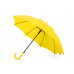 Зонт-трость "Edison", полуавтомат, детский, желтый с нанесением логотипа компании