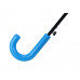 Зонт-трость "Edison", полуавтомат, детский, голубой с нанесением логотипа компании