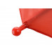 Зонт-трость "Edison", полуавтомат, детский, красный с нанесением логотипа компании