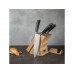 Набор из 5 кухонных ножей и блока для ножей с ножеточкой, NADOBA, серия DANA с нанесением логотипа компании