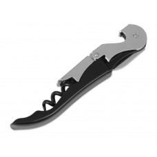 Нож сомелье Pulltap's Basic, черный с нанесением логотипа компании
