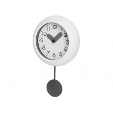 Настенные часы с маятником "Pendulum", белый