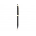 Ручка шариковая "Голд Сойер" со стилусом, черный с нанесением логотипа компании