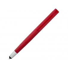 Ручка-стилус шариковая "Rio", красный с нанесением логотипа компании