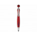 Ручка-стилус шариковая "Naples", красный с нанесением логотипа компании