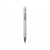 Ручка-стилус металлическая шариковая "Sway  Monochrome" с цветным зеркальным слоем, серебристый с белым с нанесением логотипа компании