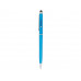 Ручка пластиковая шариковая «Valeria», ярко-синий с нанесением логотипа компании