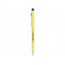 Алюминиевая шариковая ручка Joyce, желтый с нанесением логотипа компании
