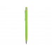 Ручка-стилус металлическая шариковая "Jucy", зеленое яблоко с нанесением логотипа компании