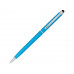 Ручка пластиковая шариковая «Valeria», ярко-синий с нанесением логотипа компании