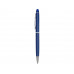 Ручка-стилус шариковая "Фокстер", синий с нанесением логотипа компании