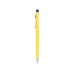 Алюминиевая шариковая ручка Joyce, желтый с нанесением логотипа компании