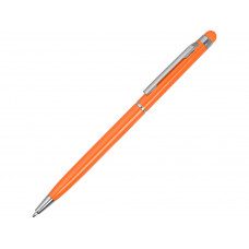 Ручка-стилус металлическая шариковая "Jucy", оранжевый