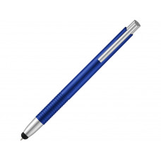 Ручка-стилус шариковая "Giza", ярко-синий с нанесением логотипа компании