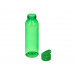 Бутылка для воды "Plain" 630 мл, зеленый с нанесением логотипа компании