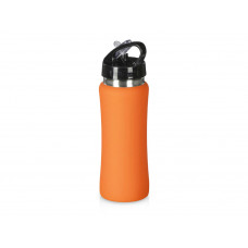 Бутылка для воды "Bottle C1", сталь, soft touch, 600 мл, оранжевый