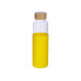 Бутылка для воды стеклянная "Refine", в чехле, 550 мл, желтый с нанесением логотипа компании