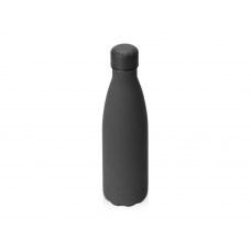 Термобутылка Актив Soft Touch, 500мл, серый с нанесением логотипа компании