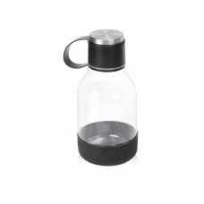 Бутылка для воды 2-в-1 «Dog Bowl Bottle» со съемной миской для питомцев, 1500 мл, черный с нанесением логотипа компании