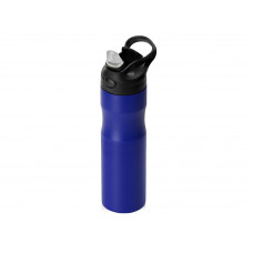 Бутылка для воды "Hike" Waterline, нерж сталь, 850 мл, синий с нанесением логотипа компании