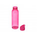Бутылка для воды "Plain" 630 мл, розовый с нанесением логотипа компании