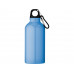 Бутылка "Oregon" с карабином 400мл, светло-синий (P) с нанесением логотипа компании