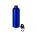 Бутылка "Hip M" с карабином, 770 мл, синий с нанесением логотипа компании