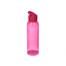 Бутылка для воды "Plain" 630 мл, розовый с нанесением логотипа компании