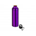 Бутылка "Hip M" с карабином, 770 мл, пурпурный с нанесением логотипа компании