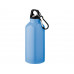 Бутылка "Oregon" с карабином 400мл, светло-синий с нанесением логотипа компании