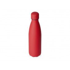Вакуумная термобутылка "Vacuum bottle C1", soft touch, 500 мл, красный с нанесением логотипа компании