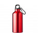 Бутылка "Oregon" с карабином 400мл, красный с нанесением логотипа компании