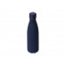 Термобутылка Актив Soft Touch, 500мл, темно-синий с нанесением логотипа компании