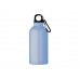 Бутылка "Oregon" с карабином 400мл, светло-синий с нанесением логотипа компании