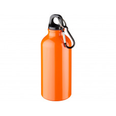 Бутылка "Oregon" с карабином 400мл, оранжевый (Р) с нанесением логотипа компании