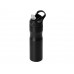Бутылка для воды "Hike" Waterline, нерж сталь, 850 мл, черный с нанесением логотипа компании