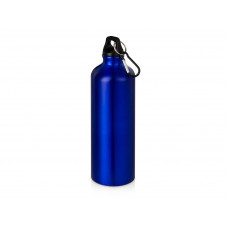 Бутылка "Hip M" с карабином, 770 мл, синий с нанесением логотипа компании