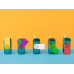 Бутылка для воды JUICY DRINK BOX, красный с нанесением логотипа компании