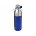 Медная спортивная бутылка с вакуумной изоляцией Koln объемом 590 мл, cиний с нанесением логотипа компании